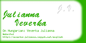 julianna veverka business card